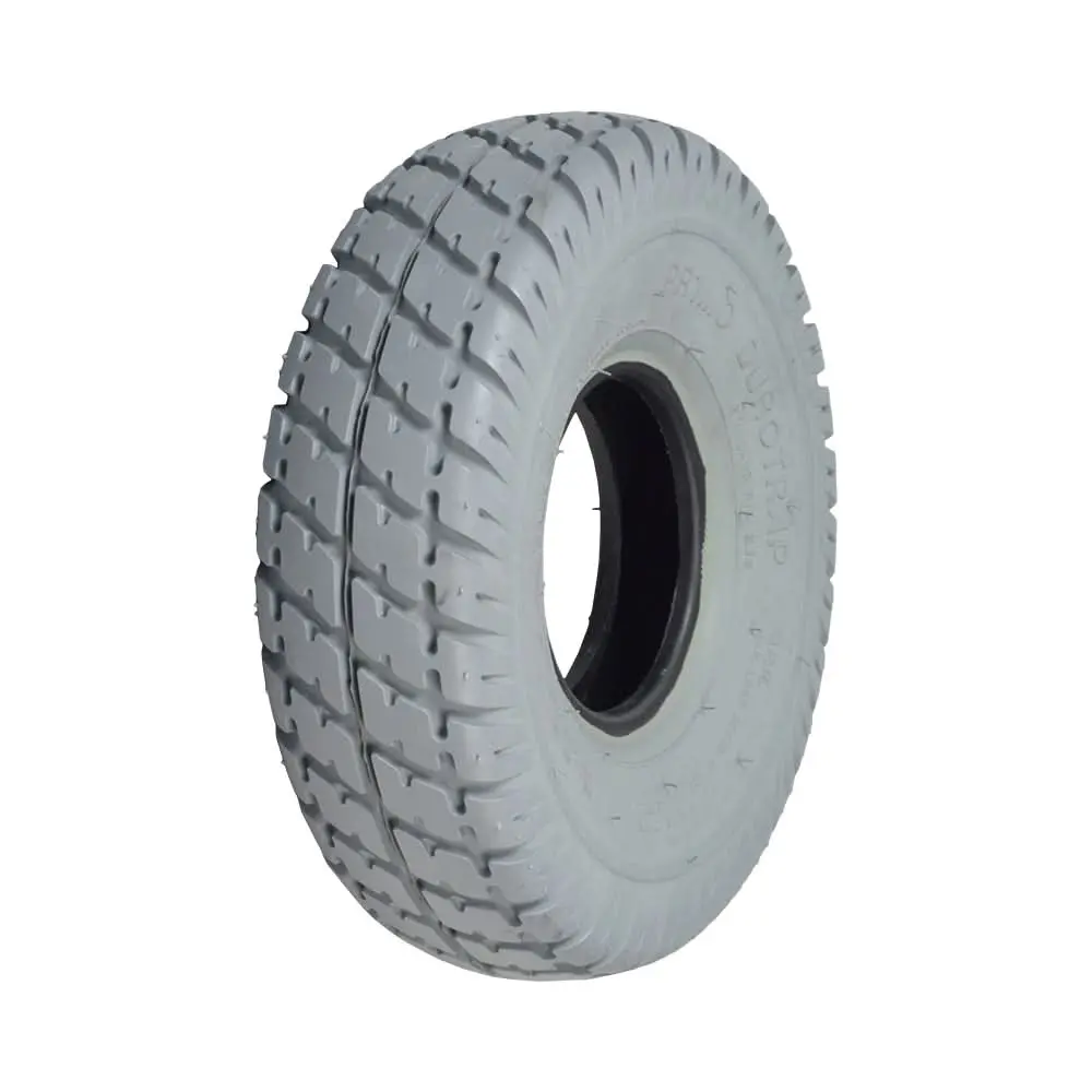 10"X3" (3.00-4, 260X85) Gray Pneumatic Mobility Tire With C9210 Durotrap Tread 1