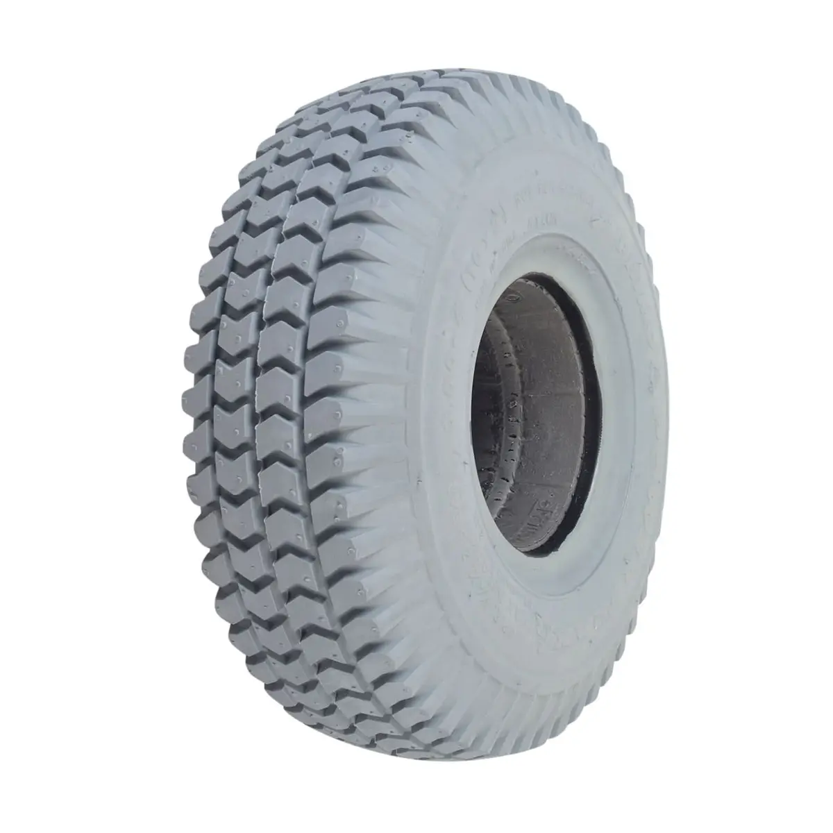 3.00-4 (10"X3", 260X85) Foam-Filled Gray Tire For The Activecare Pilot (2310/2410) Scooters & Activecare Power Chairs (Tag114102) 1