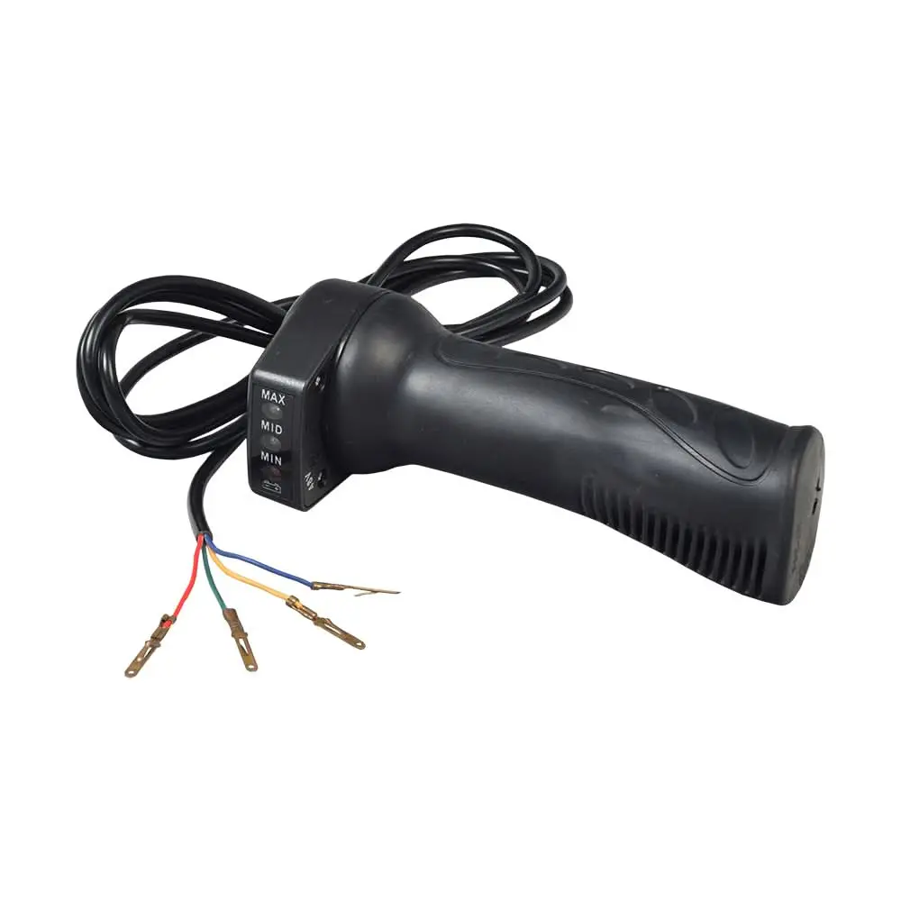 48 Volt 4 Wire Hand Throttle With Led Battery Level Meter 1