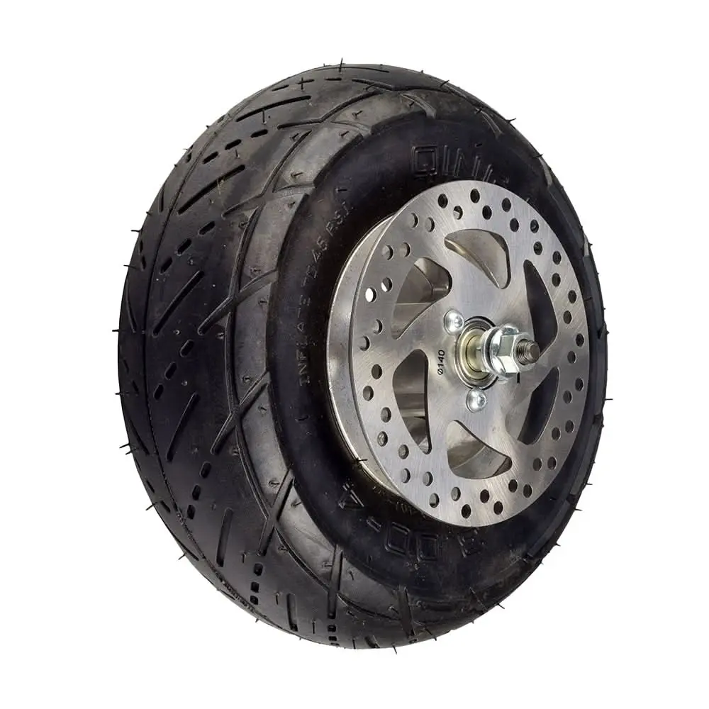 3.00-4 Front Wheel Assembly With Disc Rotor For The Ezip 400, Izip I-400, & Schwinn S400 1