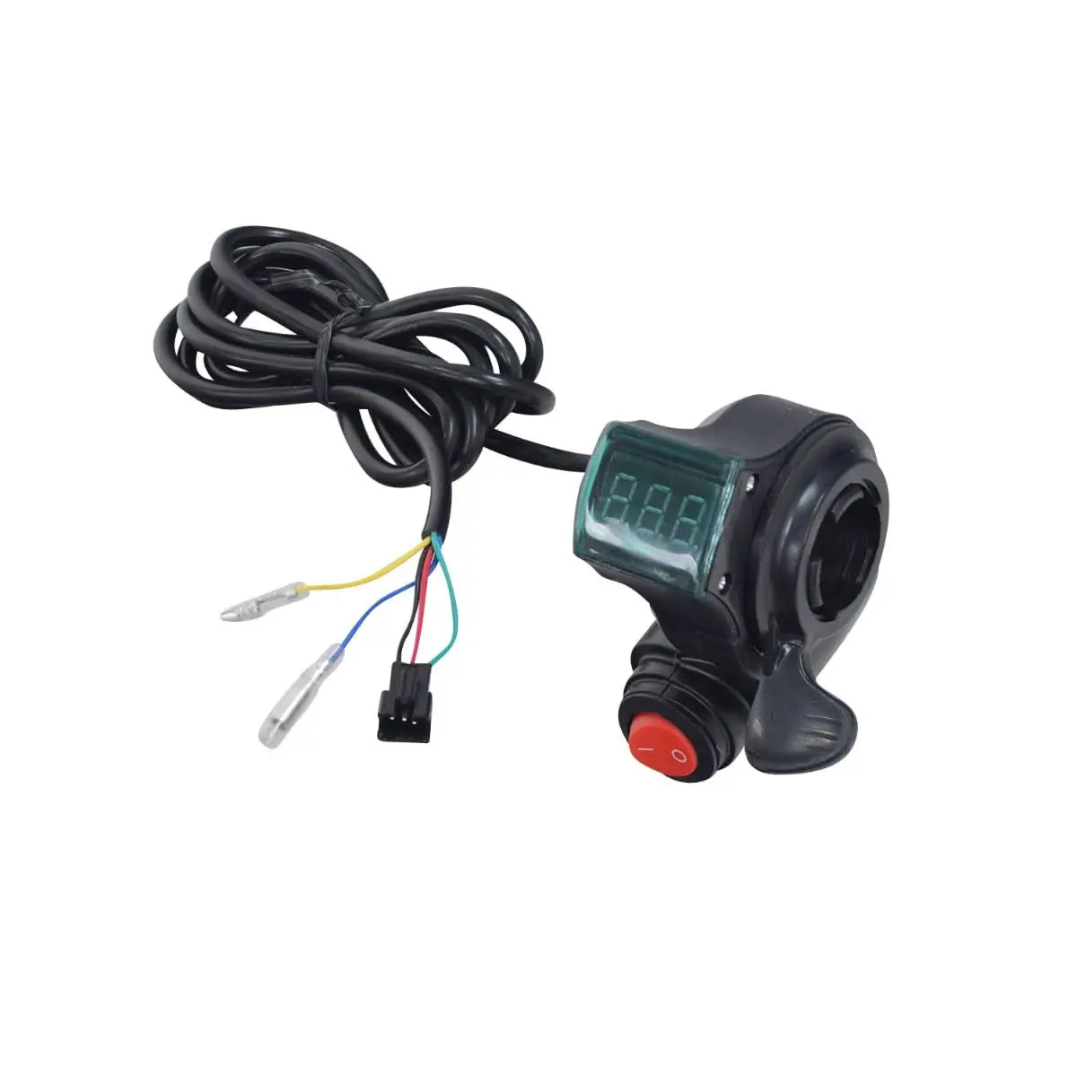 Thumb Throttle With On/Off Switch & Speedometer For Electric Bikes & Scooters 1