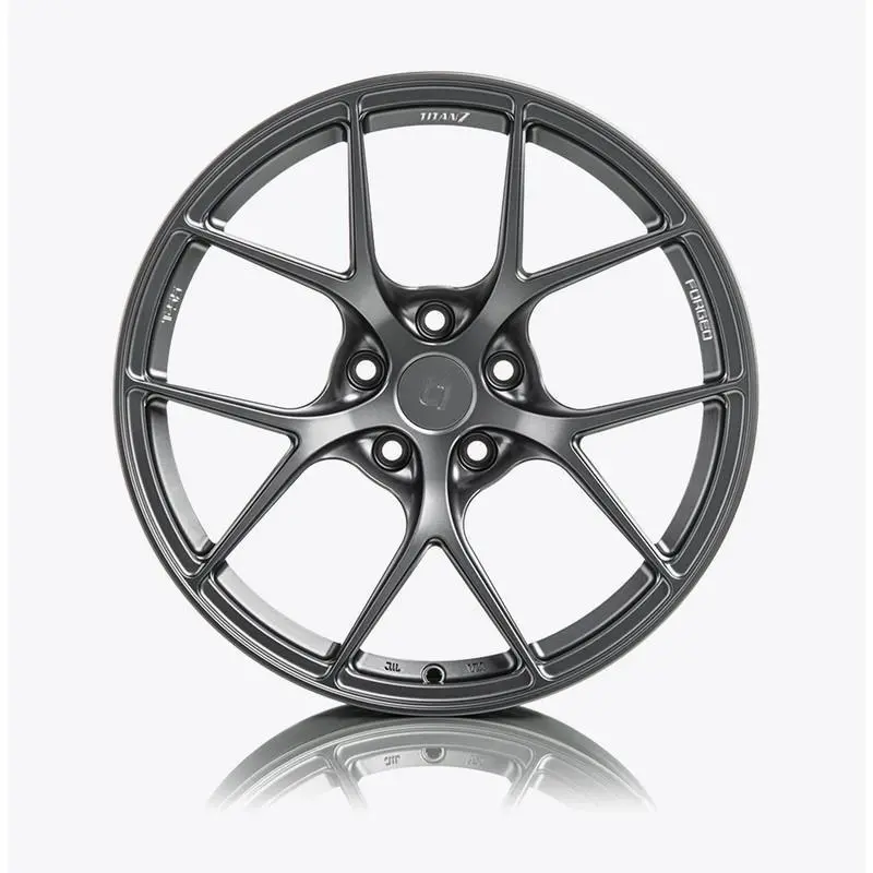Titan 7 18 Inch T-S5 Satin Titanium Forged Wheels For Honda Civic Type R Fk8 (+45Mm) 1