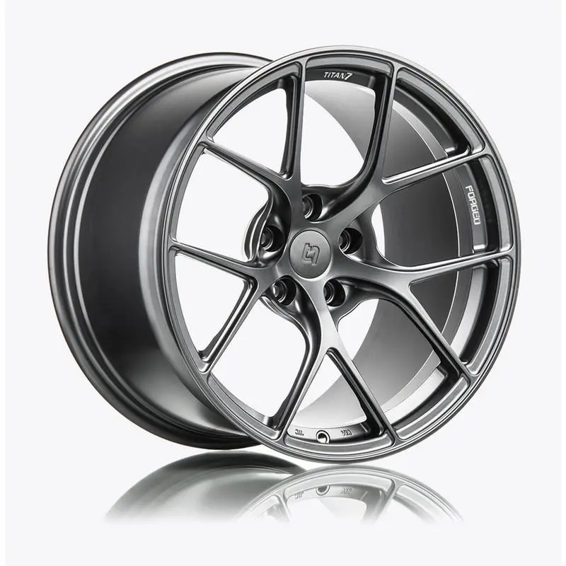 Titan 7 19 Inch T-S5 Satin Titanium Forged Wheels For Honda Civic Type R Fk8 2