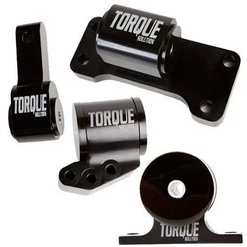 Torque Solution Billet Aluminum 4 Piece Engine Mount Kit 5 Speed | 2003-2006 Mitsubishi Evo 8/9 1