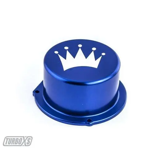 Turboxs Billet Aluminum Vacuum Pump Cover Blue Subaru Wrx 2015-2019 1