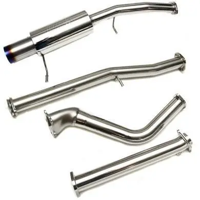 Turboxs Titanium Muffler Turboback Exhaust Subaru Wrx / Sti 2002-2007 1