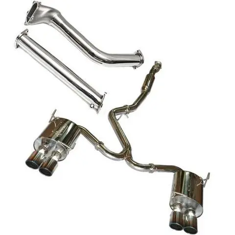 Turboxs Quad Blued Tip Turboback Exhaust Subaru Wrx / Sti Sedan 2011-2014 1