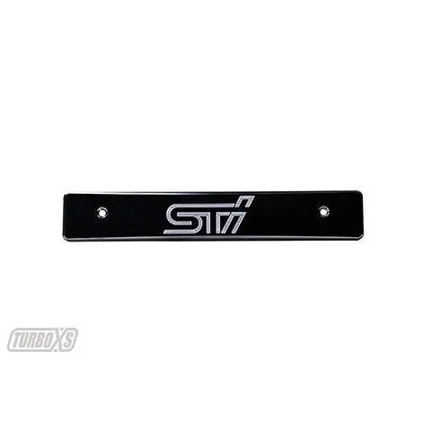 Turboxs "Sti" License Plate Delete Subaru Wrx / Sti 2008-2014 1