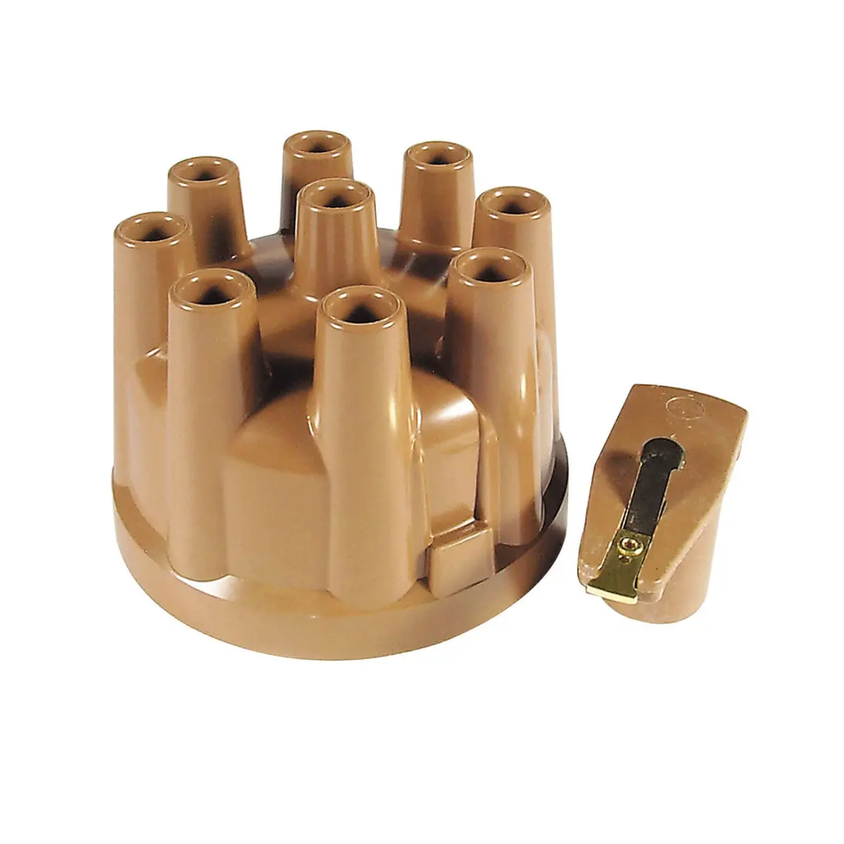 Accel Distributor Cap & Rotor Kit - Female Socket Style - Tan 1