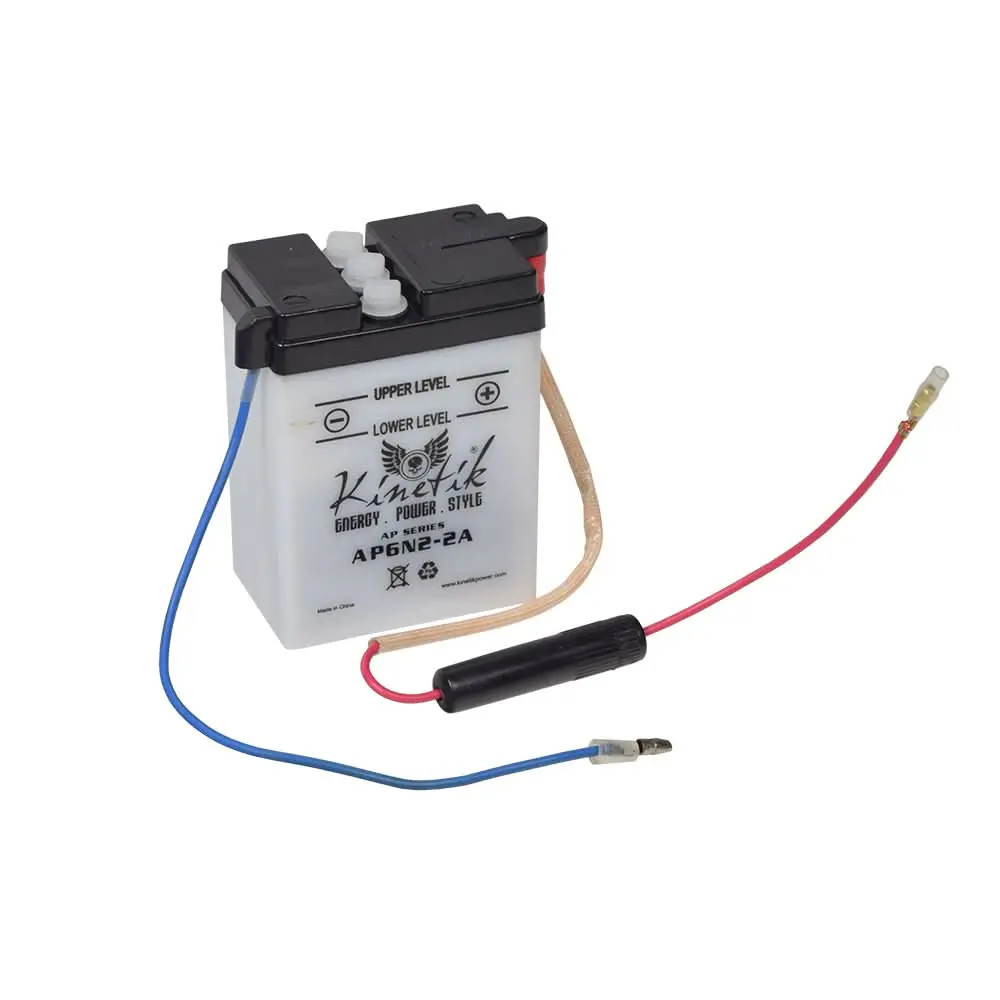 6N2-2A 6 Volt Battery For Honda Cub C50 And Super Cub C100 1