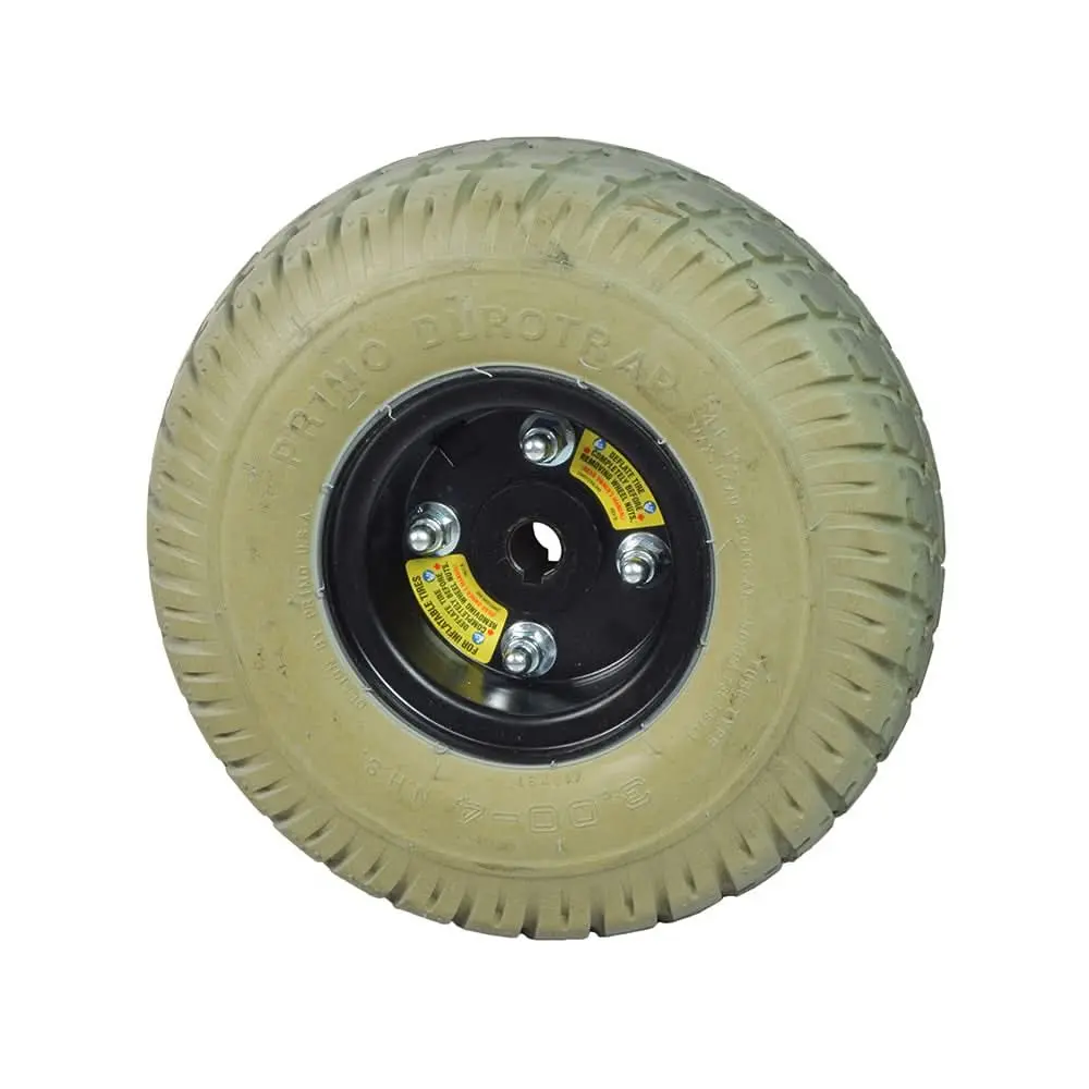 3.00-4 (10"X3", 260X85) Flat-Free Drive Wheel Assembly For Jazzy Select, Select 6, And Select Gt Power Chairs (Used) (Whlasmb1664) 1