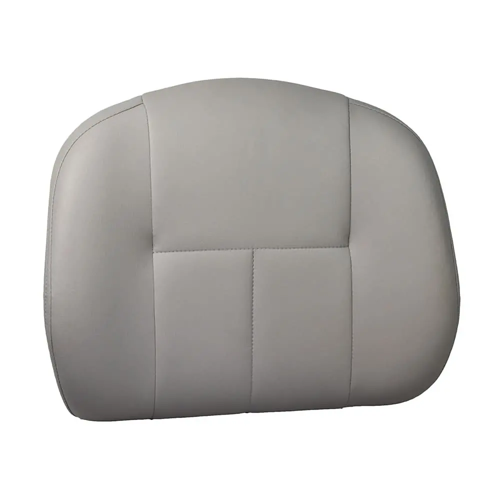 18" Gray Medium-Back Deluxe Contour Vinyl Seat Back For Pride Scooters, Jazzy, & Jet Power Chairs (Used) (Setback1761) 1