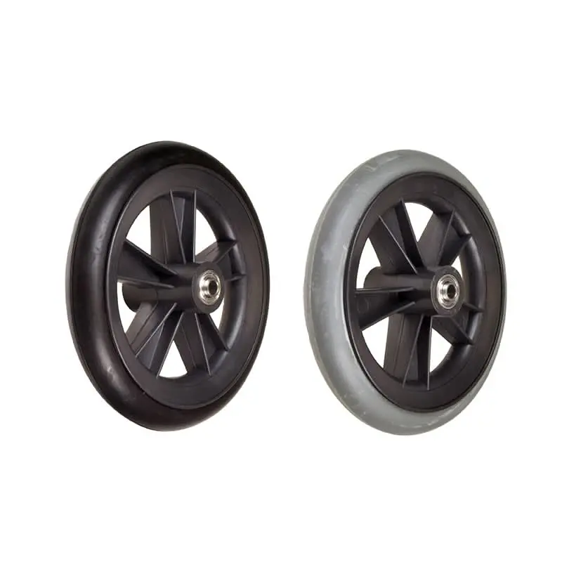 Universal 7" Wheelchair Caster Wheel With 608Zz Bearings 1