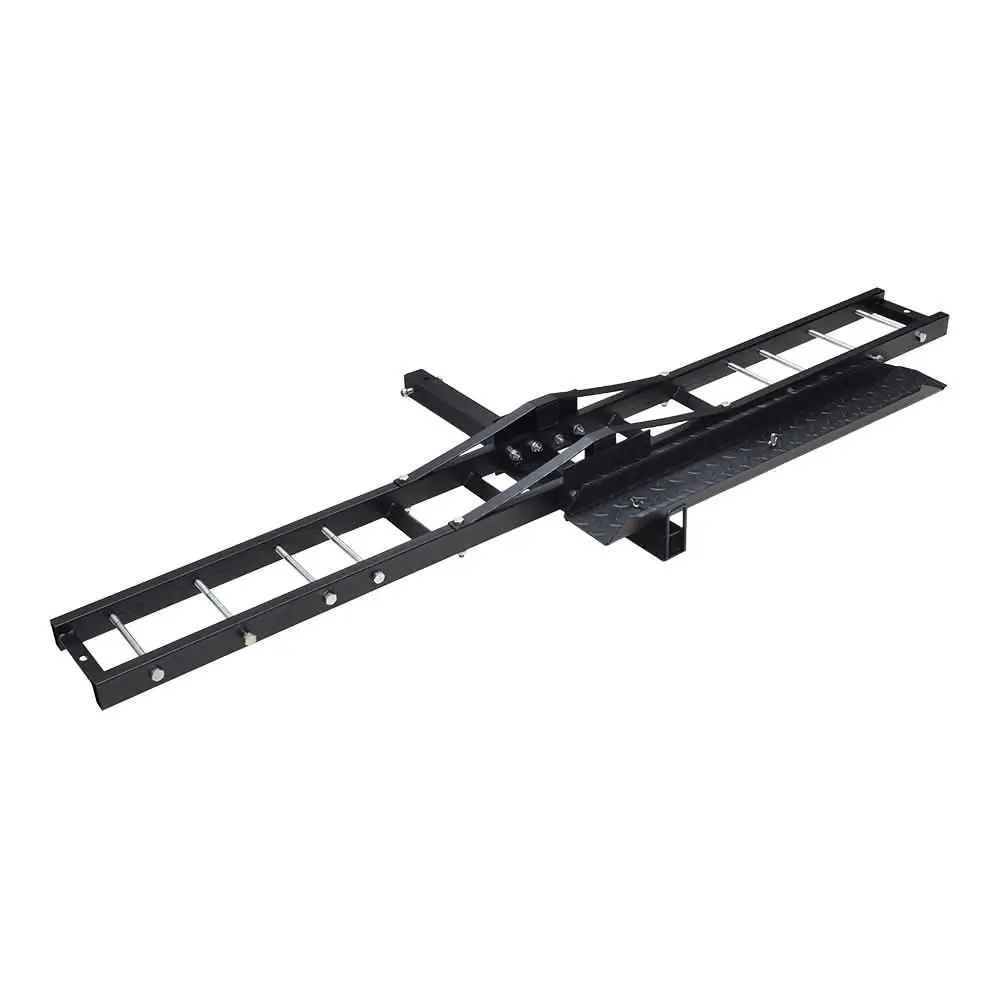 Hitch Mounted Steel Carrier With 500 Lb. Capacity For Dirt Bikes, Motorcycles, & Scooters 1