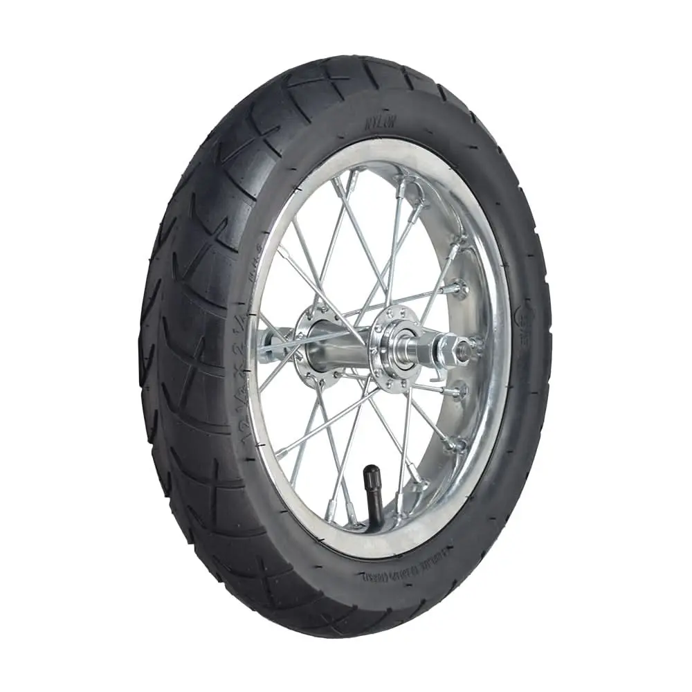 Front Wheel Assembly With Wire Spoke Rim For The Razor Pocket Mod (Versions 13+) 1