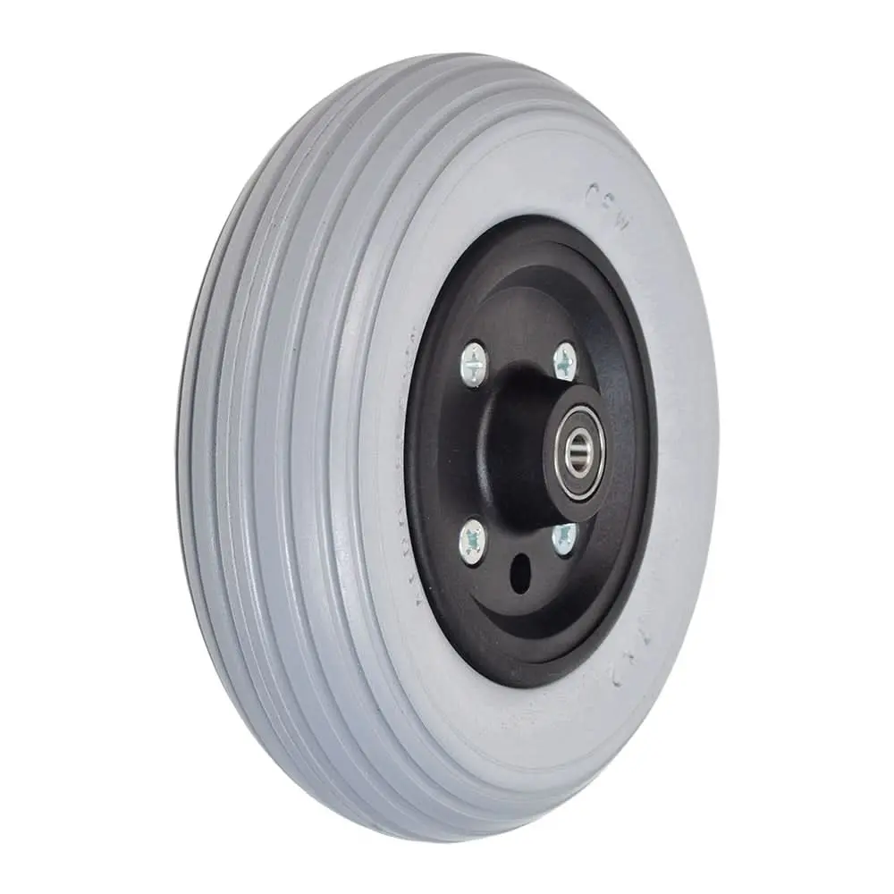 7"X2" Caster Wheel, 2-Piece With Urethane Rib Tire 1
