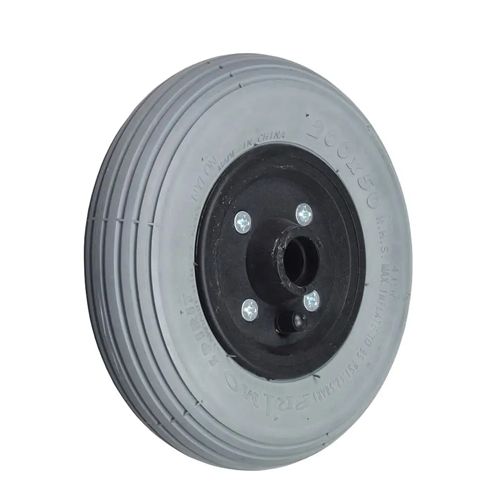 8"X2" (200X50) Caster Wheel With 2-1/2" Hub And Pneumatic Tire 1