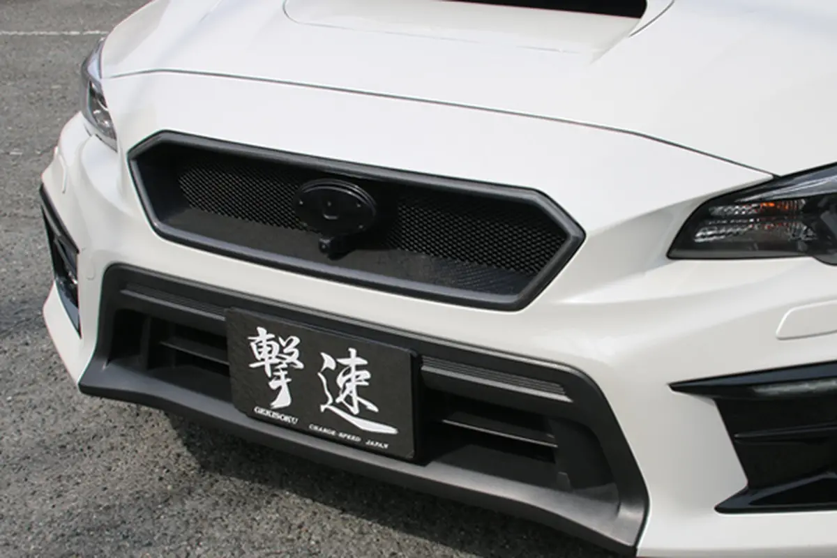 Cs9735seco - Charge Speed 2015-2021 Subaru Wrx Va/ Impreza Vm Levorg Frp Subaru Emblem Base With Camera Mount For Charge Speed Grill For Oem Front Bumper 1
