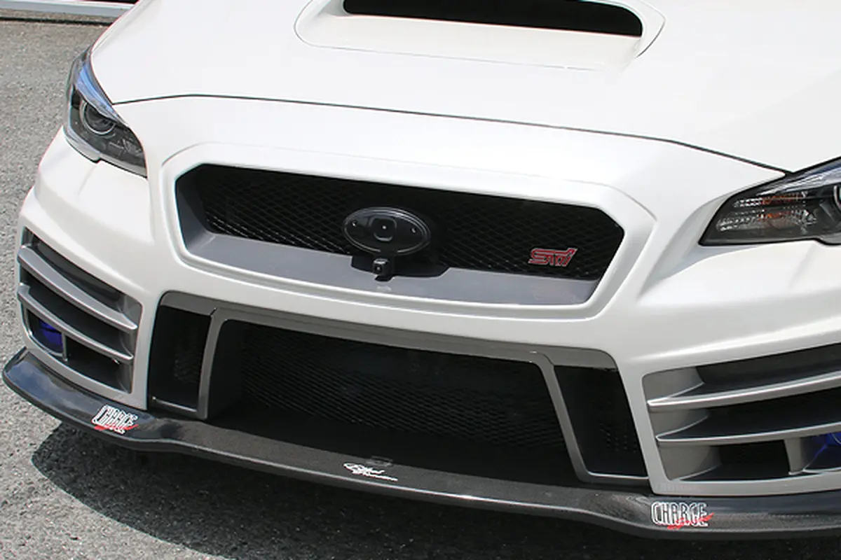 Cs9735secc - Charge Speed 2015-2021 Subaru Wrx Va/ Impreza Vm Levorg Frp Subaru Emblem Base With Camera Mount For Charge Speed Front Bumper 1