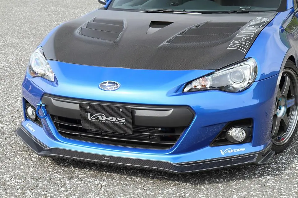 Varis Frp System 2 Cooling Bonnet For 2012-16 Subaru Brz [Zc6] 1