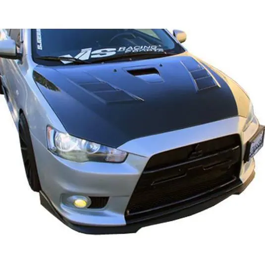 Vis Racing Carbon Fiber Hood Terminator Gt Style For Mitsubishi Evo 10 4Dr 2008-2015 1