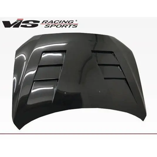Vis Racing Carbon Fiber Hood Terminator Style For Mitsubishi Evo 10 4Dr 2008-2015 1