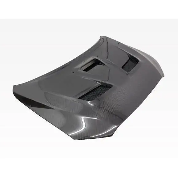Vis Racing Carbon Fiber Hood Vs 2 Style For Mitsubishi Evo 10 4Dr 2008-2015 1