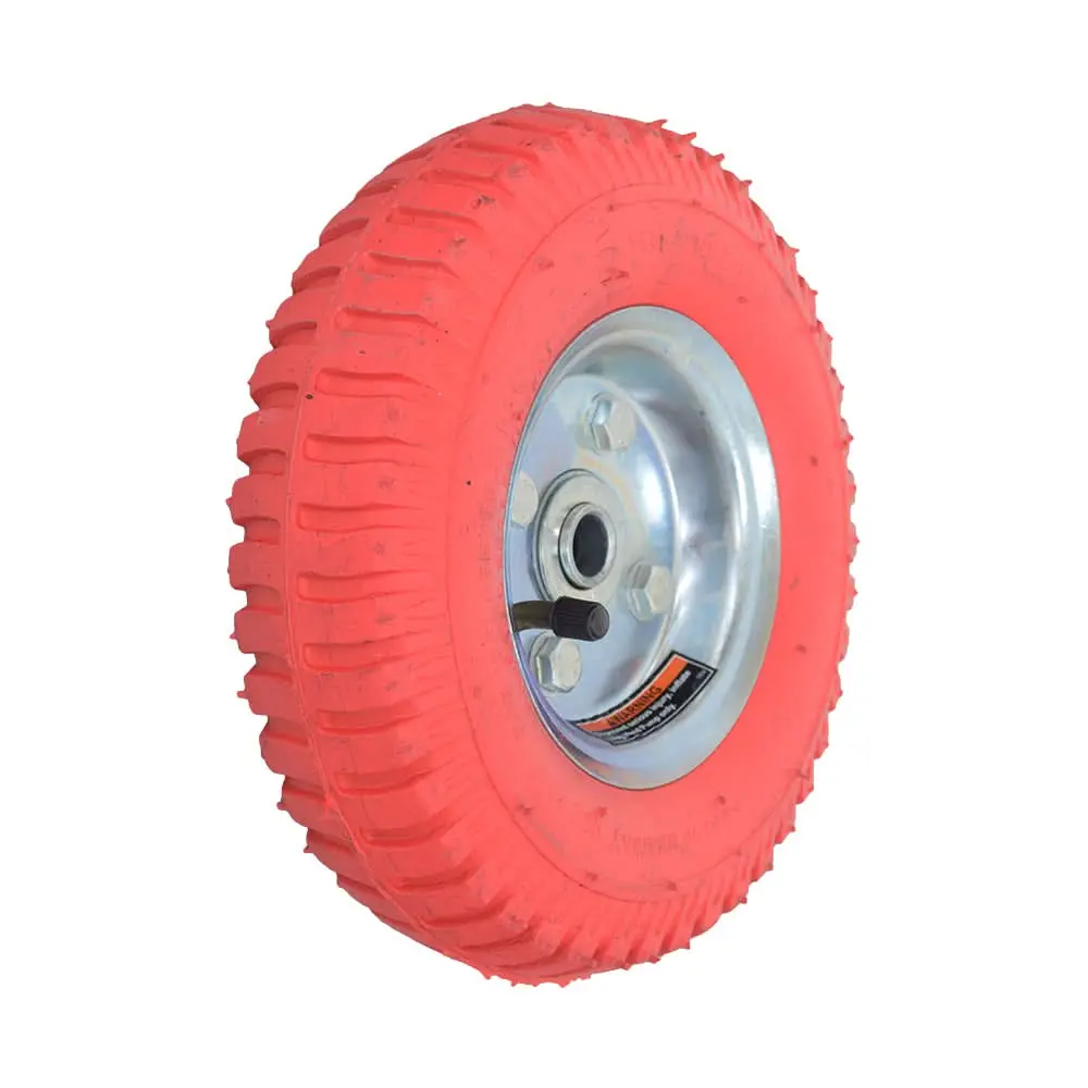 8" Utility Wheel With Pneumatic Non-Marring Tire & Steel Hub 1