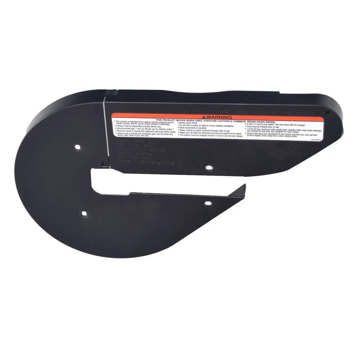 Chain Guard For The Razor Mx125 Dirt Rocket Dirt Bike 1