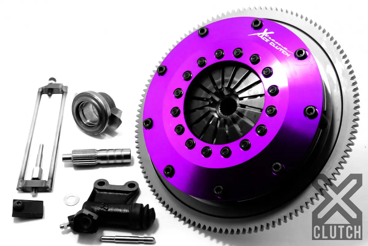 Xclutch 8" Twin Solid Ceramic Clutch Kit For Subaru Sti 2004-2020 1