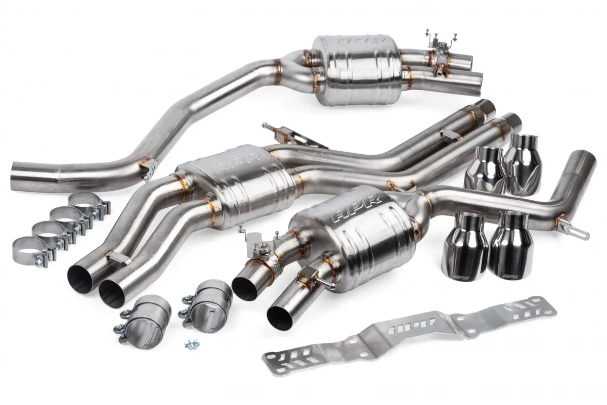 Apr Catback Exhaust System With Center Muffler - 4.0 Tfsi - C7 S6 And S7 1