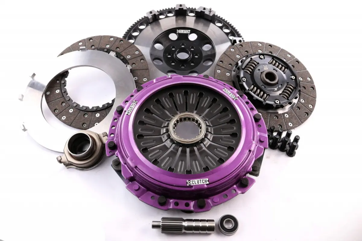 Xclutch 9" Twin Sprung Organic Clutch Kit Subaru Sti 2004-2020 1