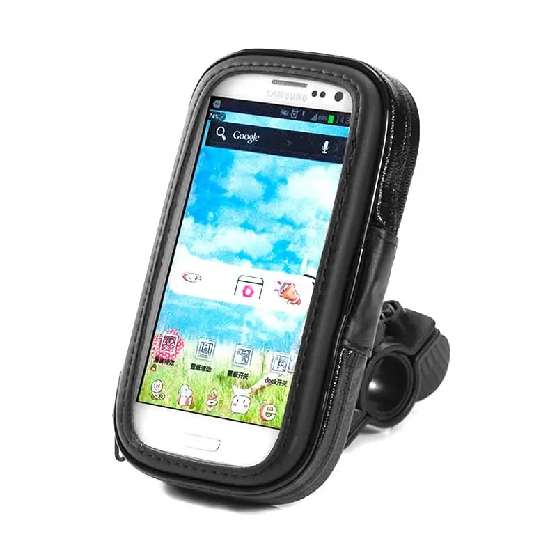 Weatherproof Handlebar Mount Smartphone Holder For Bikes & Scooters 5