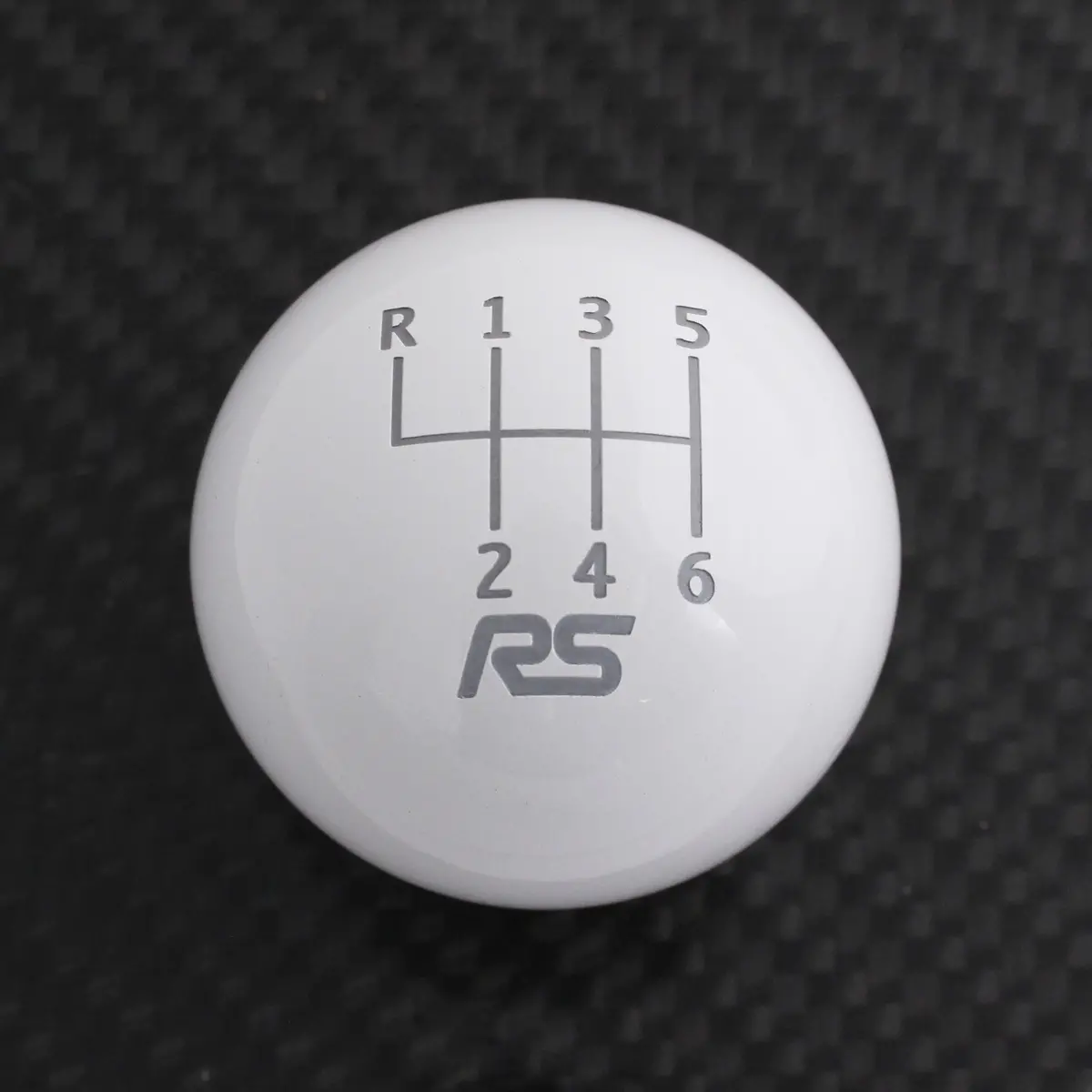 Gloss White Weighted - 6 Speed Rs Engraving - St/Rs Fitment 1