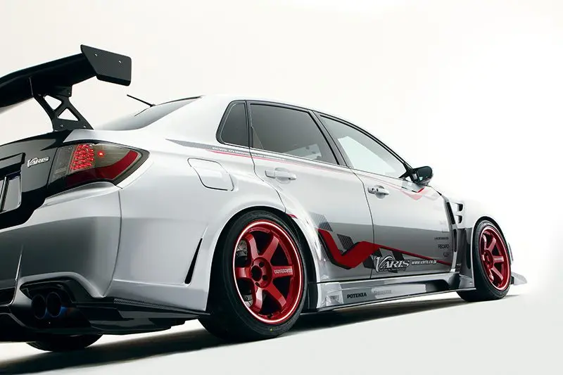 Wide Fender Under-Lip For 2007-14 Subaru Wrx [Gvb] 1