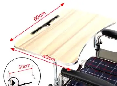 Wood Veneer Tray Table For Wheelchairs 2