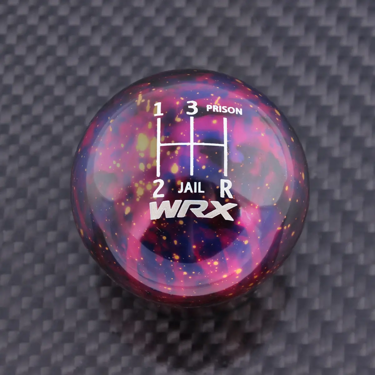 Purple Cosmic Space - 5 Speed Wrx Jail-Prison Engraving - 5 Speed Wrx Fitment 1