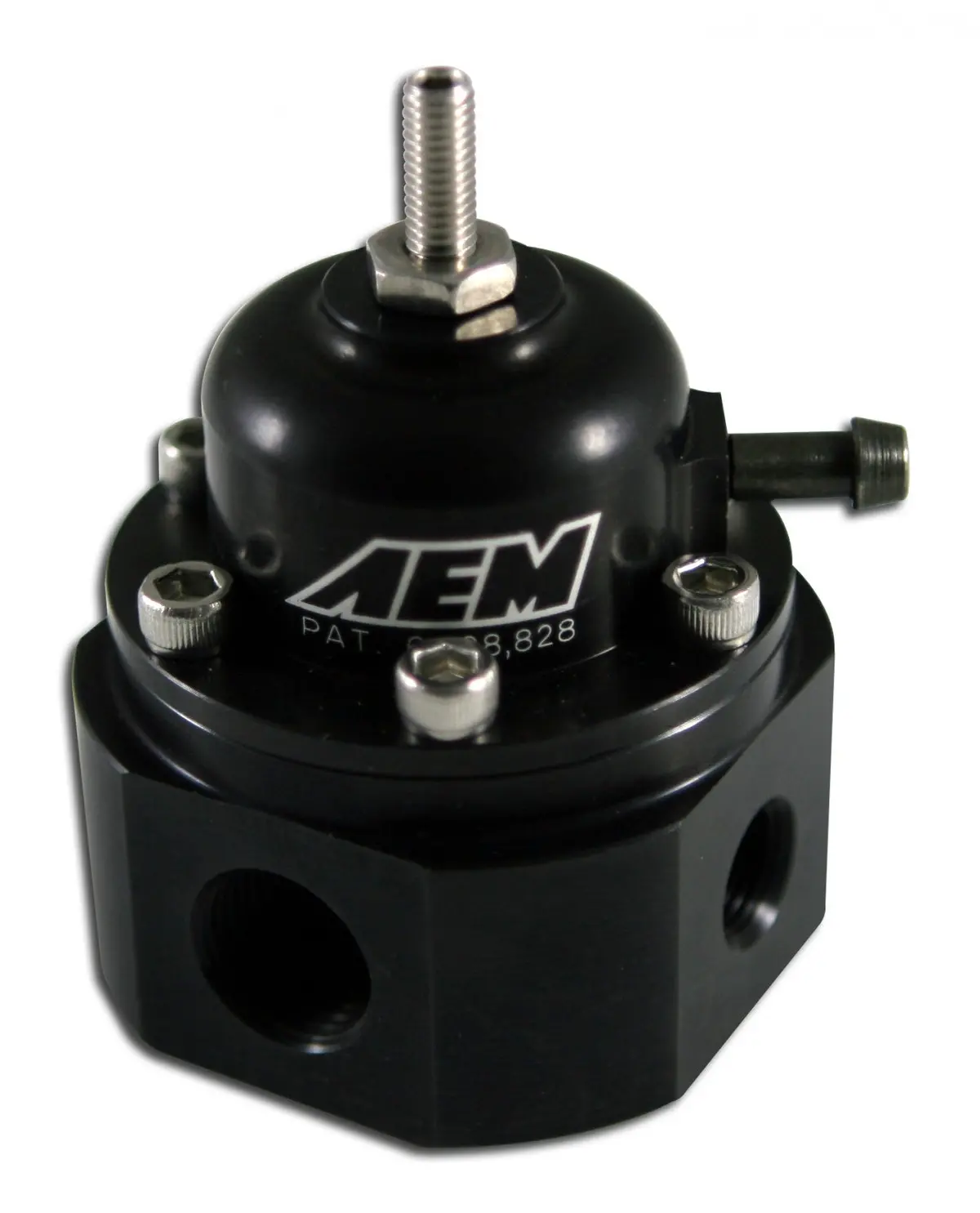 Aem Universal Adjustable Fuel Pressure Regulator Black 2