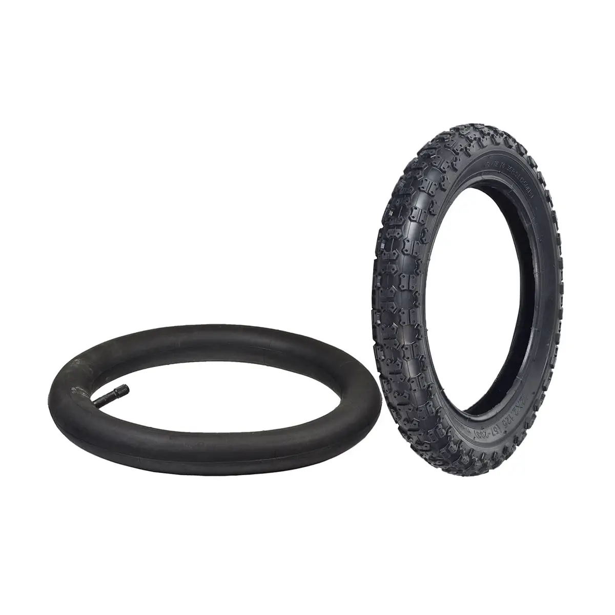 12"X2.125" (57-203) Kick Scooter Tire With Tl603 Knobby Tread 2