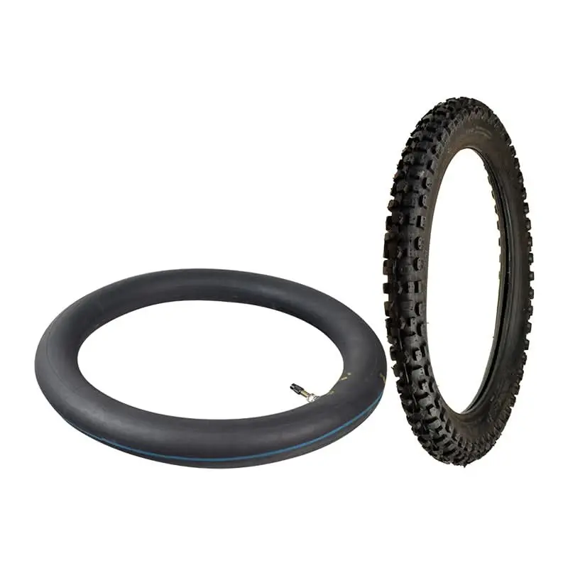 2.50-14 (1.60X14) Tire With Knobby Tread For 50Cc & 70Cc Baja Dirt Runner, Coolster, & Honda Crf70 Dirt Bikes 1