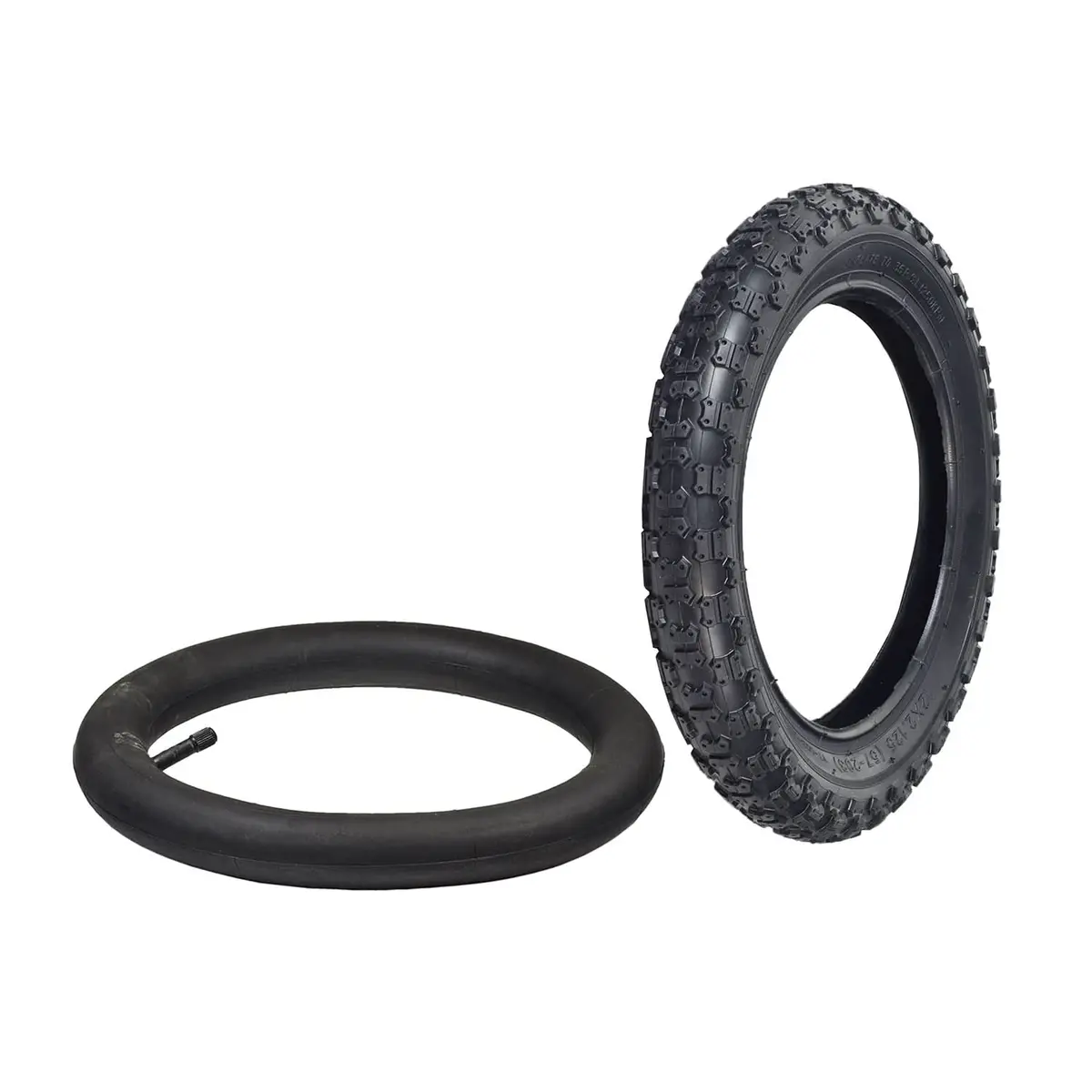 12-1/2"X2-1/4" / 12"X2-1/8" (57-203/62-203) Scooter Tire With Tl603 Knobby Tread 2