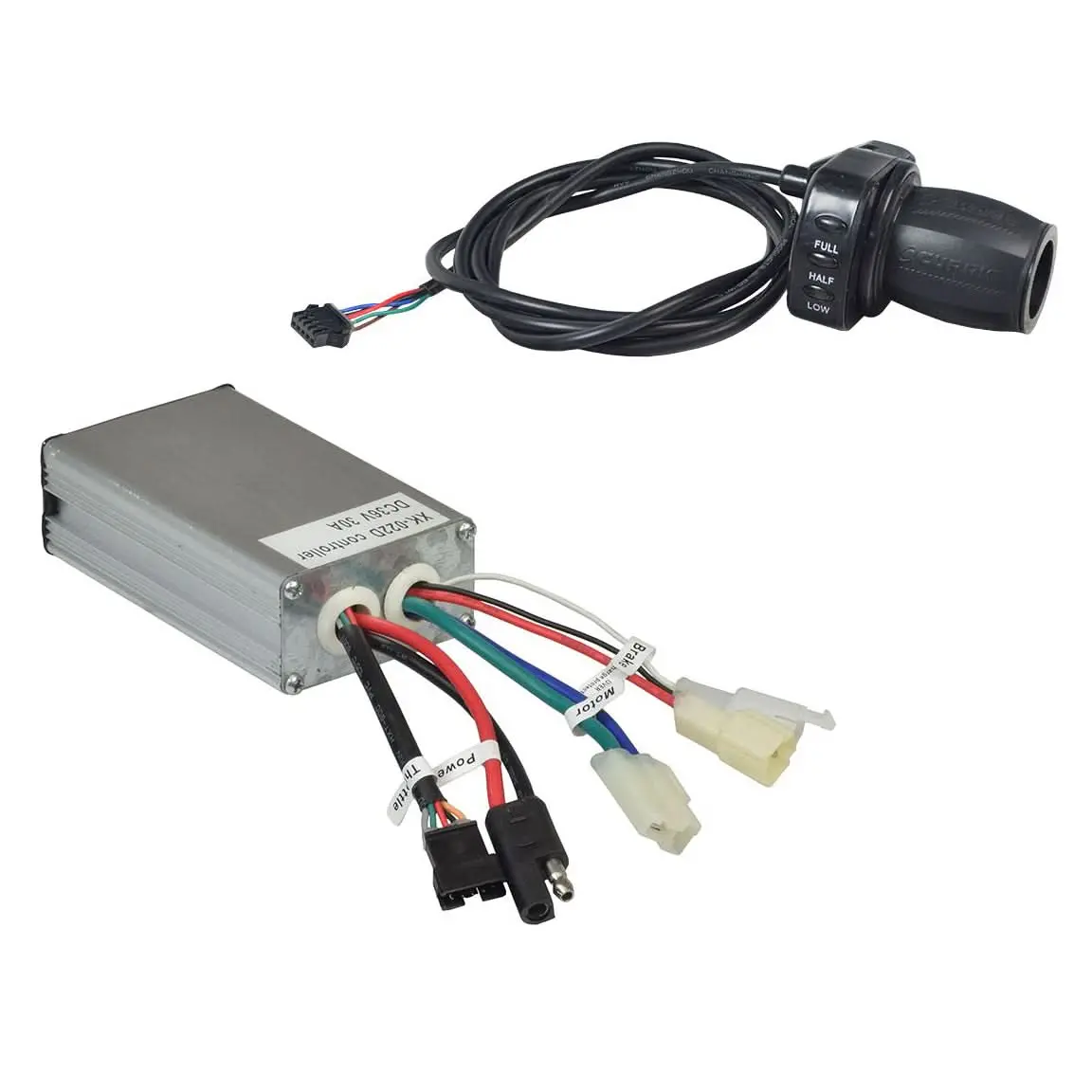 Currie 36 Volt 5-Pin Twist Grip Throttle & Controller Bundle For Schwinn, Ezip, Gt, Izip, & Mongoose Scooters 1