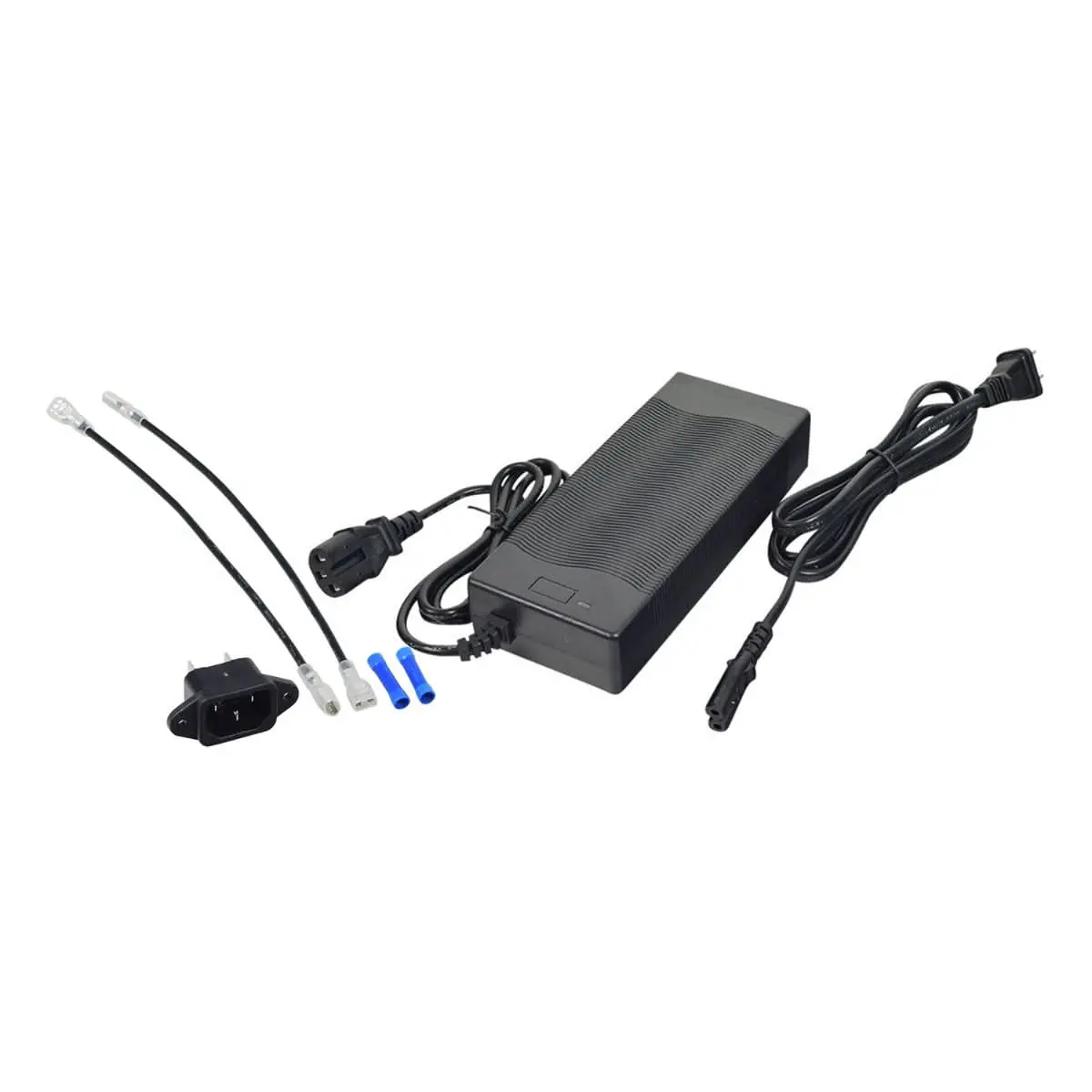 48 Volt 2.0 Amp 3-Pin Battery Charger With Conversion Kit For Panterra Scooters (Standard) 1