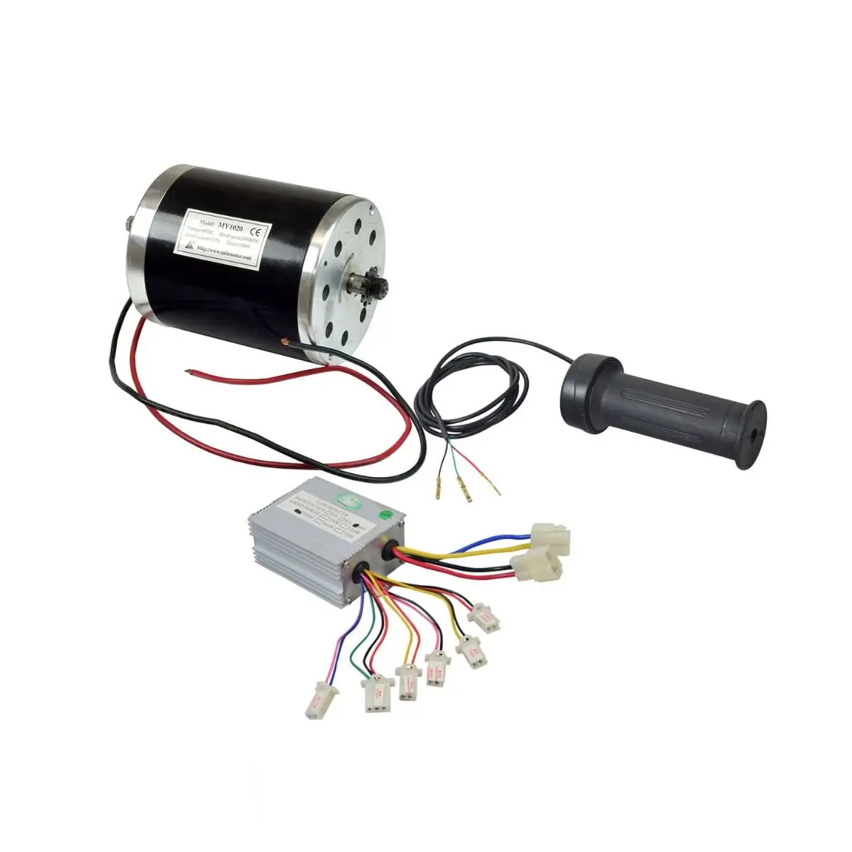 48 Volt 500 Watt Motor, Controller, & Throttle Kit For Scooters & Bikes 1