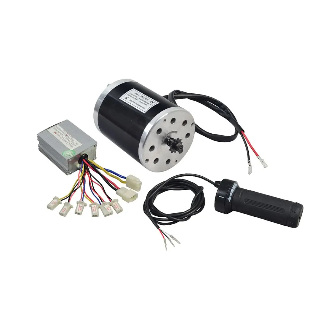 24 Volt 500 Watt / 500W Motor, Controller, & Throttle Kit For Electric Scooters, Bikes, & Go-Karts 1