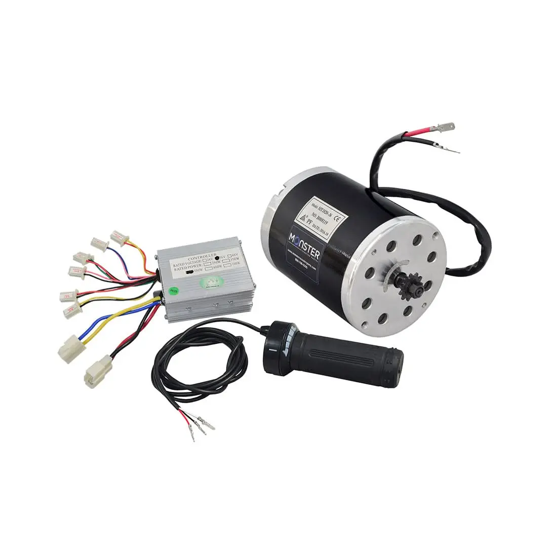 36 Volt 500 Watt Motor, Controller, & Throttle Kit For Scooters 1