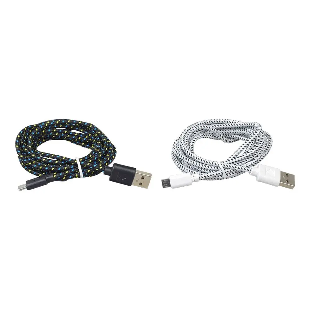 Braided Micro Usb Charging Cable For Samsung S3, S4, & Note 2 1