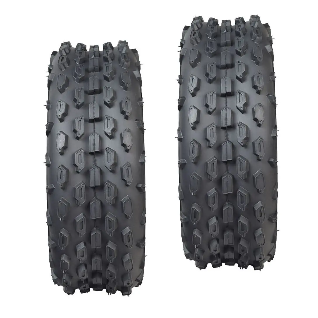 19X7.00-8 Knobby Tire For Coleman Bt200x, Ct200u, & Ct200u-Ex Mini Bikes (Set Of 2) 1