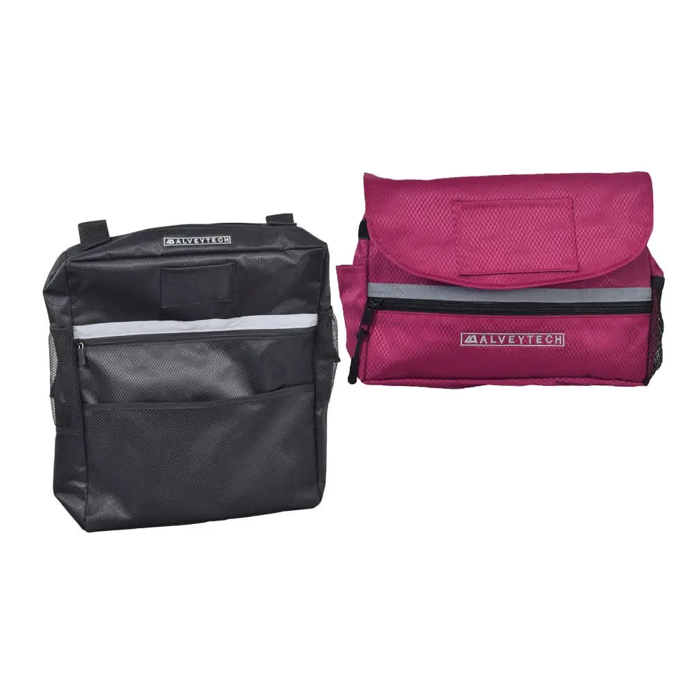 Saddle Bag & Seat Back Bag (Backpack) Combination For Mobility Scooters, Power Chairs, & Wheelchairs 1