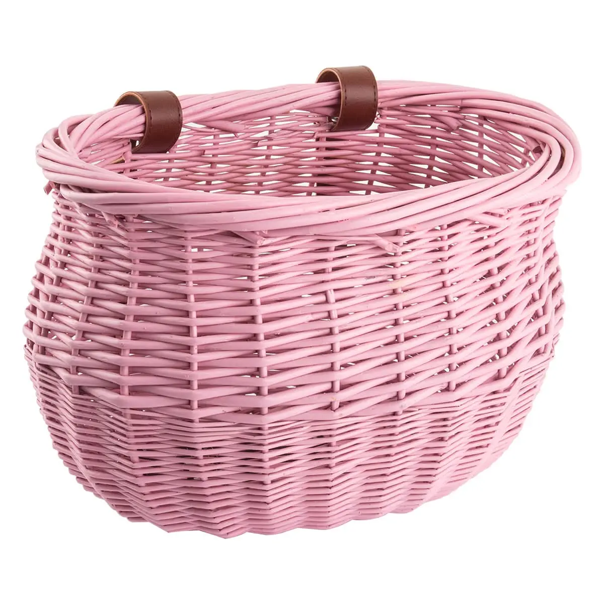 Willow Bushel Strap-On Handlebar Basket For Bikes & Scooters 2